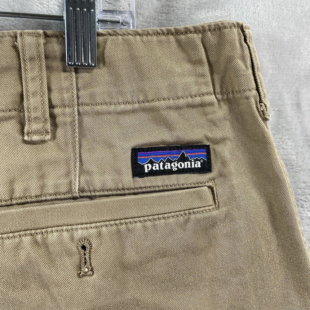Patagonia Pants men's 40x30 Four Canyons Twill Chino Organic Cotton Brown Hiking - Picture 14 of 16
